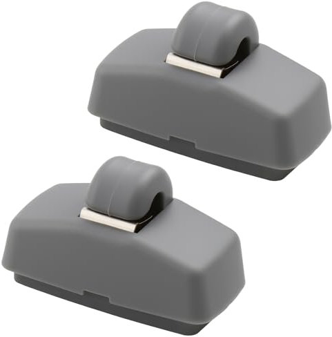 2 unidades de soporte para parasol de coche, ganchos para parasol, accesorios para coche, accesorios para parasol, compatible con Volkswagen, con Skoda, con Caddy Golf y otras marcas de coches