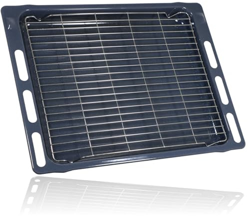 SPARES2GO Ugn grillbricka för Hotpoint hylla fettpanna bas och gallerställ 476 mm x 365 mm x 40 mm djup C00506253