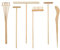 Healifty 6pcs Bamboo Zen Garden Rakes Meditation Sand Mini Zen Garden Tools Accessories for Home Office Table Decoration