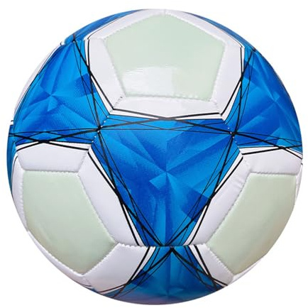 Qcbuegof Glühen Dunklen Fußballleuchten LED Football Reflexion Fußball Größe 4 5 Fußball Für Nachtspiele Bright Soccer Geschenk Leuchte Fußball