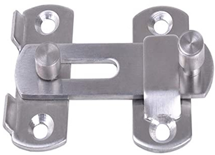 catena per porte， Catenaccio for porta, fibbia, chiusura a catena scorrevole in acciaio inossidabile, strumento di sicurezza
