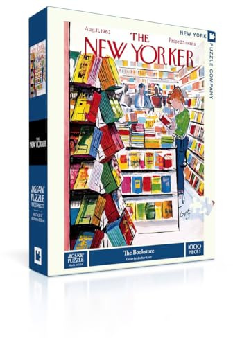 New York Puzzle Company - New Yorker The Bookstore - 24x 100 Piece Mini Puzzles