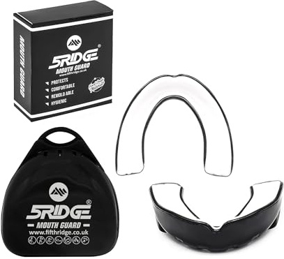 Protège-dents professionnel pour sports de contact, rugby, arts martiaux, karaté, rugby, MMA, boxe, hockey, football flexible pour jeunes et adultes (noir/blanc, adulte (+12))