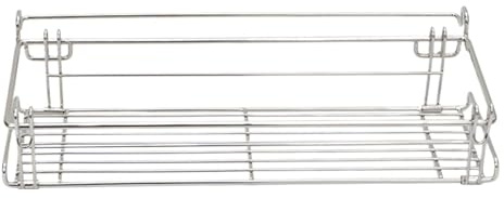 Cestino pieghevole da campeggio, in acciaio inox, per esterni, portatile, da picnic, con comoda soluzione per riporre oggetti in spiaggia, barbecue, tavolo da picnic e attività all'aperto