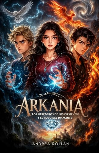 Arkania: los herederos de los elementos y el robo del diamante: (novela de fantasía juvenil)