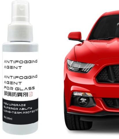 Pare-brise anti-buée 100 ml, spray imperméable anti-buée pour cristaux – nettoyant revêtement pour vitres miroirs véhicules moto portes SUV | casques guide voyage