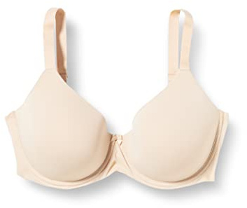 IRIS & LILLY Body Smooth, Reggiseno Donna, Beige (Pale Nude), 36E (Taglia Produttore: 80E)