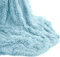 Teddy Fleece Luxury Hug and Snug Cuddles Fluffy Faux Fur Sherpa Reversible Throw Sofa Bed Super Soft Warm and Cosy Blanket Throw Duck Egg 150cm x 200cm Approximate