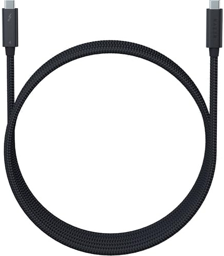 Razer Thunderbolt 4 Cable (2.0m / 6.56ft), USB-C to USB-C, Black