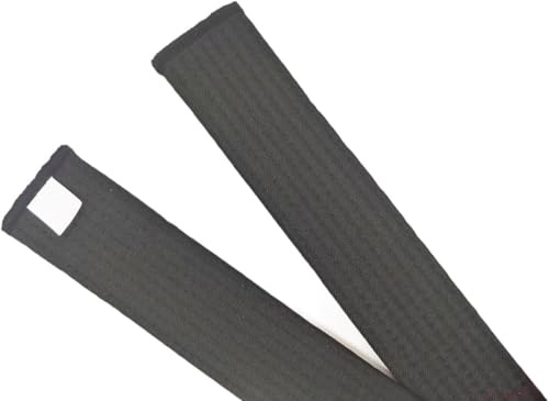 Pandiui23 Professionell Taekwondo Karate Judo dubbel wrap kampsport rand bälte sportbälte (1, svart, 2,8 M)
