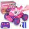 iBlivers Unicorn Remote Control Cars for Kids, Remote Control Monster Truck Unicorn Toy, RC Monster Truck Unicorn Car with Spray LED Light, Unicorns Gift Toy for Girls Boys 4-7 8-12 Kids