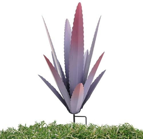 Scultura rustica Tequila, pianta di agave in metallo, decorazioni fai da te con piante per la casa, scultura decorativa per il giardino, piante di agave, decorazioni per esterni, ornamenti rustici