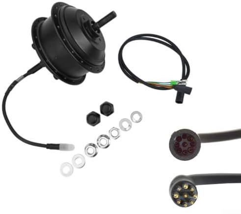 Motor eléctrico para cubo de bicicleta, sin escobillas, motor de rueda trasera de 36 V, 48 V, 350 W, 250 W, motor para bicicleta de montaña de 135 mm, 175 mm, 195 mm, horquilla trasera de 18 a 29