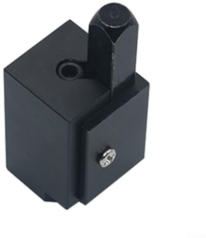 Gdfnmogo Woodworking Right Angle Corner Chisel for Squaring Hinge and Door Lock Recesses, Spring Loaded Mortising Tool for 90 Degree Inside Corners, Cabinet(Black)