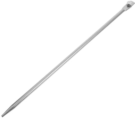 MAGICLULU Tige de Mise la Terre Galvanisée 12x500 Mm, Tige Pointue pour Clôtures Électriques, Haute Conductivité, Résistance Élevée, Installation Rapide pour Usage Extérieur et Industriel