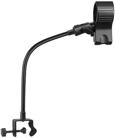 Alksubbm säker klämma mikrofonstativ arm justerbar för säker montering olika enheter applikationer flexibel mikrofonarm