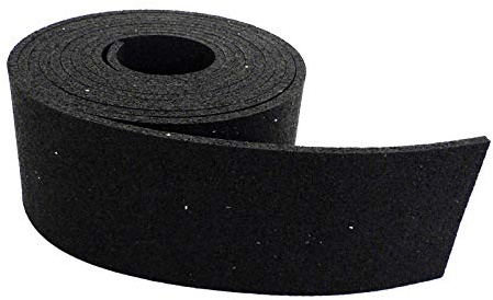 LASIPROFI - Antirutschrolle | Antirutschmatte aus PU-gebundenem Gummigranulat, geprüft nach VDI-Richtlinien | Druckfestigkeit bis 300 Tonnen/m²; Größe: 5.000x125x8mm; Farbe: schwarz | LKW