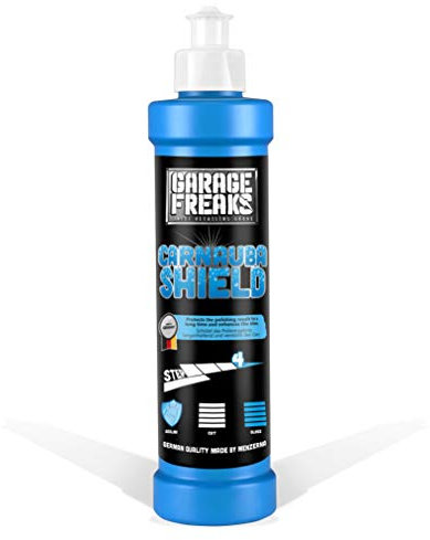 Garage Freaks Wachsversiegelung Made by menzerna - Protection Carnauba Shield Wax Sealant - Step 4 - Versiegelung 250ml - Politur - Carnaubawachs - silikonfrei