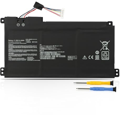 K KYUER B31N1912 C31N1912 Batterie pour ASUS VivoBook E410 E510 L410 L510 Go 14 15 E410M E410MA E410K E410KA E510K E510KA E510M E510MA L410M L410MA R429M R429MA L510MA L510KA L410KA Notebook Battery