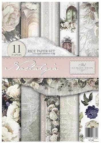 ITD Collection Papier de riz, Nostalgia, 29,7 x 21 cm