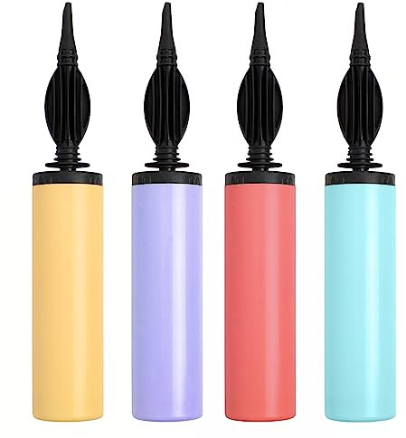 1 Unidad - Inflador para Globos Manual, Bomba de Aire, para decoración de Fiesta de cumpleaños, Apertura de Tiendas, y diversas Celebraciones.