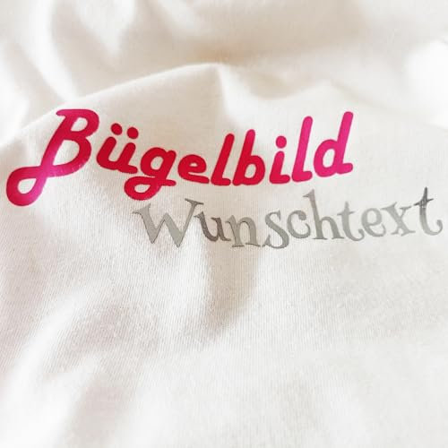 Bügelbild Text Personalisierte Schrift, Namen und kreative Applikationen eigener Text zum aufbügeln DIY 10cm/15cm/20cm/25cm/30cm