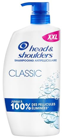 Head & Shoulders Shampoo Antiforfora Classic Clean 1000ml con Dosatore per Uso Quotidiano. Fino al 100% Protezione dalla Forfora. Clinicamente Testato. Per Tutti i Tipi di Cute e Capelli. Freschezza