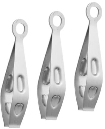 POPETPOP Pinces à Épiler En Acier Inoxydable 3 Pièces, Pinces à Arêtes De Poisson Pour Poils De Porc Et Poulet, Ustensiles Cuisine Polyvalents Pour Épilation Animale, Usage Professionnel