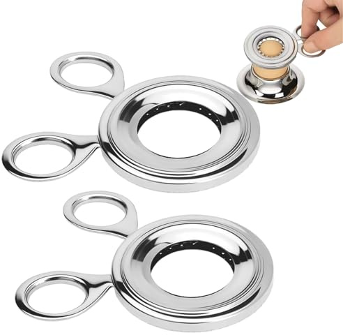 Abrehuevos de Acero Inoxidable, 2 Piezas de Pelador de Huevos Cocidos, Herramienta para Abrir Huevos con Cáscara, Cortador de Huevo con Cáscara, Utensilios de Cocina Duraderos y Fáciles de Usar