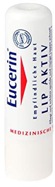 Eucerin pH5 Protector labial (4,8 g), bálsamo labial reparador con FPS 20 con Manteca de Karité, Aceite de Jojoba, Dexpantenol y Vitamina E, para labios secos, ásperos y agrietados