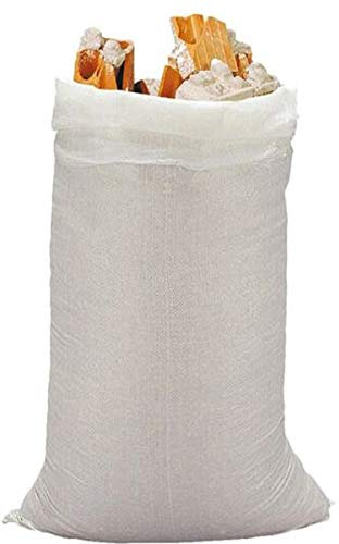 x5 Sacos para escombros • De Rafia • Grande 80x50cm • Resiste más de 25kg • 5 Unidades