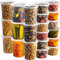 JoyServe Deli Food Containers with 54 Lids - (48 Sets) 24-946ml Quart Size & 24-473ml Pint Size Meal Prep Containers Reusable Airtight, Food Storage Containers, BPA-Free, Dishwasher, Microwave Safe