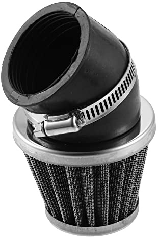 X AUTOHAUX Filtre à air conique coudé 50 mm pour moto
