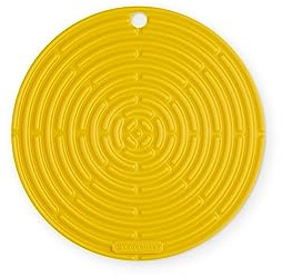 Le Creuset Cool Tool, Pot Holder/Trivet, Silicone, Round, 20 cm, Nectar, 42404206720000