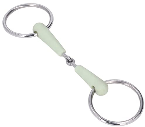 Freno de Caballo 130mm con Cadena Acero Inoxidable Equipo de Entrenamiento para Equitación Frenos para Caballos Herrajes para Montar