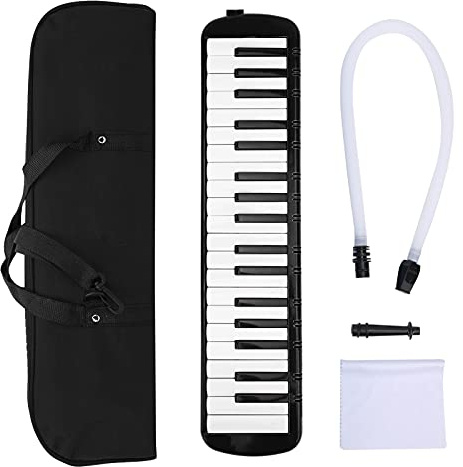 BONKZEBU Melodica 37 Keys Keyboard Wind Musical Instrument for Beginner Professional Training, Portable Design 37 Keys Melodica