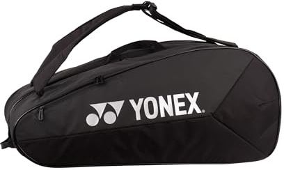 YONEX Team Racquet Bag – Sac de badminton, tennis et squash | Plusieurs tailles et couleurs | Avec compartiment à chaussures et fonction sac à dos (Noir, 12 Pcs)