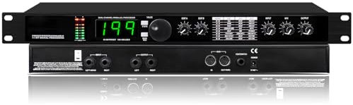 Effettore Pre-Stadio Digitale, Equalizzatore del processore Audio, riduzione Automatica del Rumore, con Schermo LCD, Riverbero e processore DSP multieffetto, per KTV Karaoke, Microfono vocale