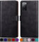 SUANPOT [RFID Schutz für Samsung Galaxy S20 FE hülle PU Leder handyhülle Lederhülle klapphülle Kartenfach Flip Phone Case Cover für Samsung S20 FE Handy hülle Phone case Cover Schwarz