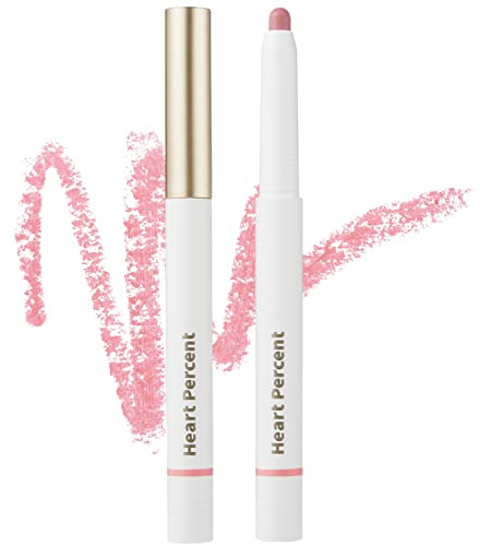 Heart Percent - Dote On Mood Lipstick - Long-lasting creamy lipstick - Soft lip liner - Retractable lipstick