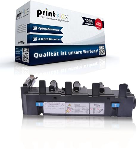 Print-Klex Resttonerbehälter kompatibel mit Konica Minolta Bizhub C 3350 Bizhub C 3351 Bizhub C 3850 Bizhub C 3850 FS Bizhub C 3851 Bizhub C 3851 FS WBP05 WB-P05 A4Y5WY1 Waste Tank - Office Line Serie