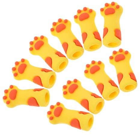 VALICLUD Fundas Protectoras de Silicona Diseño Antideslizante y Agarre Seguro Forma de Pata de Gato Pack de 10 Unidades para Tijeras y Alicates de Manicura y Pedicura para Cuidado