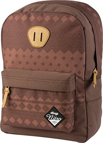 Nitro Urban Classic, Old School Daypack mit gepolstertem Laptopfach, urbaner Streetpack, Alltagsrucksack, Schulrucksack, Schoolbag, Northern Patch, 20 L