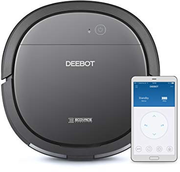 ECOVACS DEEBOT OZMO Slim10 – Aspirateur Robot Nettoyeur Ultrafin pour Sols Durs, Aspirateur sans Fil Programmable via Smartphone et Compatible avec Amazon Alexa