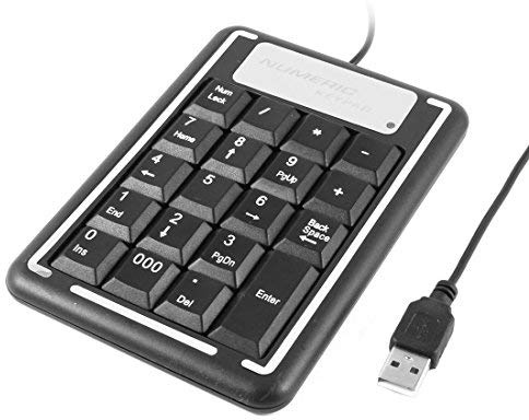 N/A USB Laptop 19 Teclas Mini Keypad - Teclado Digital para IBM PC