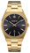 Kistanio Milano Herrenuhr mit Edelstahlarmband 10ATM Saphirglas Vergoldet Schwarz GO-BK-S