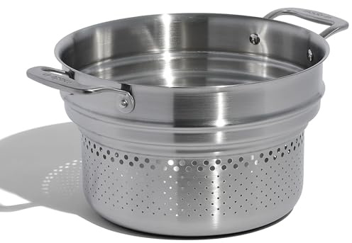 Made In Cookware - Stainless Steel Pasta Insert - Premium Stainless Steel - Professional Cookware - Crafted in Thailand - Fits 6 and 8 QT Stock Pots