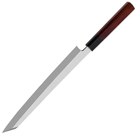 9/10/11/12 tum Sashimi Kniv Pulverlegering Stål Skiva Skinka Filéa Fisk Köksknivar Trä & Horn Handtag