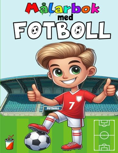 Målarbok med Fotboll