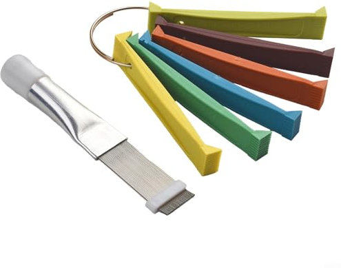 6 Pcs Air Conditioner Fin Cleaner Set For Straightening And Cleaning, Ac Fin Comb Condenser Fin Straightener, Evaporator Radiator Repair Clean Tool